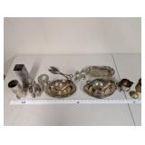 Vintage Mixed Lot of Silverplate Tableware and Serving Pieces