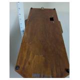 Vintage Wooden Regulator Wall Clock with Roman Numerals