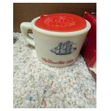 Vintage Burma-Shave and Old Spice Shaving Set with Mugs and Soaps