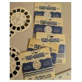 View-Master Red Viewers and Assorted Reel Collection with Original Boxes