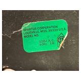 Lot of 2 Vintage Decorative Wall Clocks: Spartus Mill House and General Store Designs