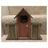 Lot of 2 Vintage Decorative Wall Clocks: Spartus Mill House and General Store Designs