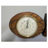 Set of 4 Vintage Seth Thomas and Westclox Wooden Mantel Clocks