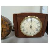 Set of 4 Vintage Seth Thomas and Westclox Wooden Mantel Clocks