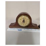 Set of 5 Wooden Mantel Clocks with Quartz Movements