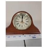 Set of 5 Wooden Mantel Clocks with Quartz Movements