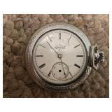 Elgin and Westclox Pocket Watch Set with Chains