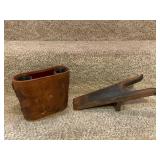 Palimar Binoculars with Leather Case and Wooden Boot Jack