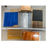 Collection of Assorted Colored and Metal Sheet Panels