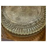Collection of Vintage Pressed Glass Serving Bowls and Dishes