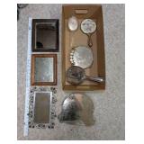 Lot of Decorative Mirrors Including Round and Rectangular Styles