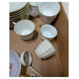 Collection of Vintage Porcelain and China Dishes and Cups