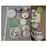Collection of Vintage Porcelain and China Dishes, Bowls, and Cups