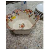 Collection of Vintage Porcelain and China Dishes, Bowls, and Cups