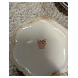 Collection of Vintage Porcelain and China Dishes, Bowls, and Cups