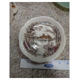 Collection of Vintage Porcelain and China Dishes, Bowls, and Cups