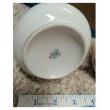 Collection of Vintage Porcelain and China Dishes, Bowls, and Cups