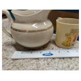 Collection of Vintage Porcelain and China Dishes, Bowls, and Cups