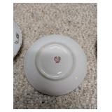 Collection of Vintage Floral China Saucers and Cup Assorted Patterns