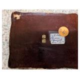 Collection of Vintage Decorative Items Including Art of Chokin Plate, Brass Vases, and Textiles