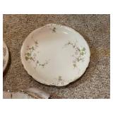 Assorted Vintage Decorative Plates and Ceramic Oyster Platter