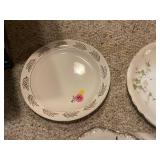 Assorted Vintage Decorative Plates and Ceramic Oyster Platter