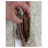 Vintage Beaded Pouch with "FAST BOAT" Design