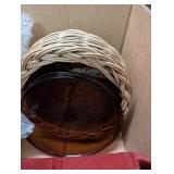 Collection of Vintage Glass and Porcelain Tableware Including Plates, Pitchers, and Decorative Dishes