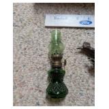 Collection of Vintage Miniature Glassware, Souvenirs, and Novelty Figurines