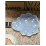 Collection of Vintage Glassware and Porcelain Decorative Pieces