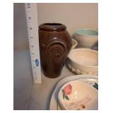 Collection of Vintage Pottery and Ceramic Tableware and Vases