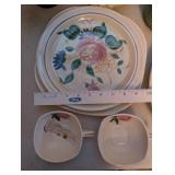 Collection of Vintage Pottery and Ceramic Tableware and Vases