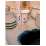 Collection of Vintage Pottery and Ceramic Tableware and Vases