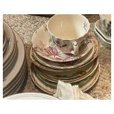 Large Assorted Noritake and Fine China Dinnerware Collection