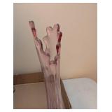 Collection of 5 Decorative Glass Vases Assorted Styles