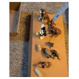 Collection of Vintage Animal Figurines and Disney Mickey Mouse Japan