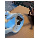 Collection of Vintage Animal Figurines and Disney Mickey Mouse Japan