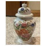 Collection of Porcelain Tea Cups, Decorative Pitchers, and Oriental Jar