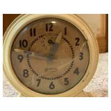 Collection of 4 Vintage Alarm Clocks Including Wind-Up and Electric