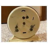 Collection of 4 Vintage Alarm Clocks Including Wind-Up and Electric