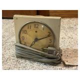 Collection of 4 Vintage Alarm Clocks Including Wind-Up and Electric