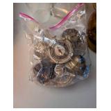 Group of Vintage Oil Lamps and Lamp Parts