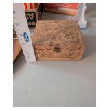 Vintage Assorted Home Decor, Trinkets, and Handy Andy Tool Chest Set