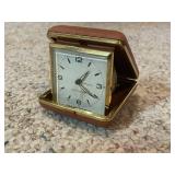 Collection of 4 Vintage Travel Alarm Clocks Westclox and Linden