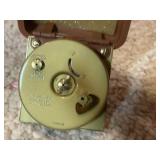 Collection of 4 Vintage Travel Alarm Clocks Westclox and Linden