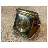 Collection of 4 Vintage Travel Alarm Clocks Westclox and Linden