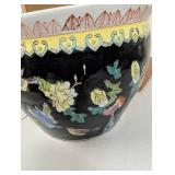 Decorative Chinese Porcelain Fish Bowl with Stand