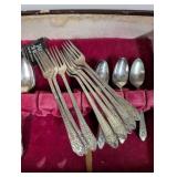1847 Rogers Bros Silverplate Flatware Set in Original Case