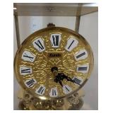 Kundo Brass Anniversary Clock with Glass Dome Case