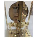 Kundo Brass Anniversary Clock with Glass Dome Case